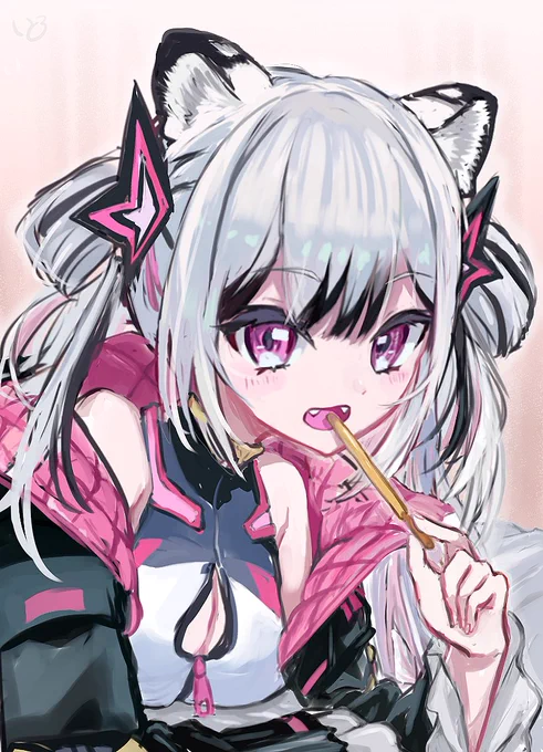 冬のきらめきポッキー美味しいよね#琥珀シャオ #シャオコレ 