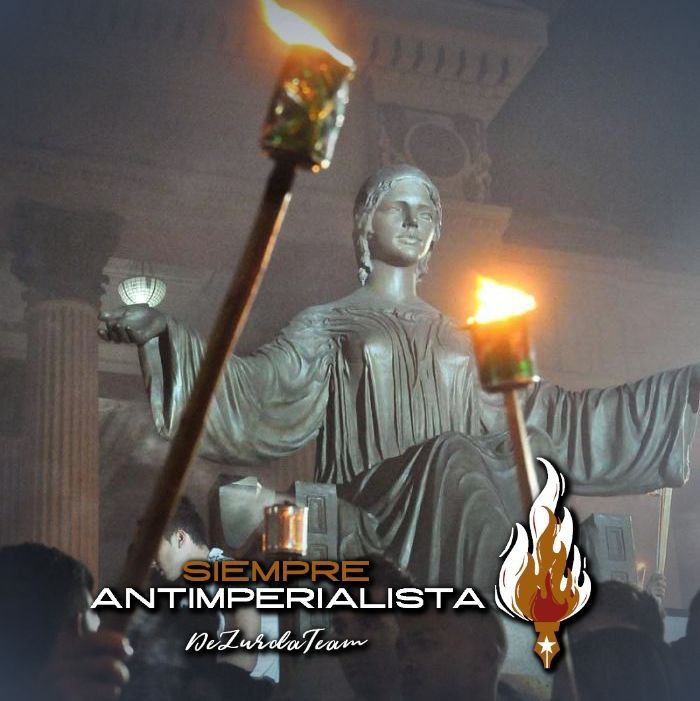 Hoy habrá antorchas encendidas en honor el maestro. Cada luz simbolizará la claridad, vigencia y lucidez de su pensamiento. De Martí aprendimos todo lo que debe ser un revolucionario y un antimperialista.  
#CubaVencerá  
#SiempreAntimperialista
