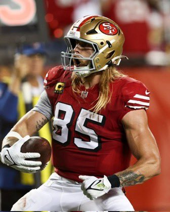 TE appreciation post! Tonight is <a href="/gkittle46/">George Kittle</a> the best all around TE in the league in my opinion! <a href="/TShue_88/">Thomas Shue</a> favorite TE!
#TECity #BlueCollar