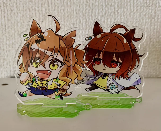 かわいいの、つくりました!台座がななめにつながるので、好きに配置してあそべます。もちろん単独でもかわいいです 