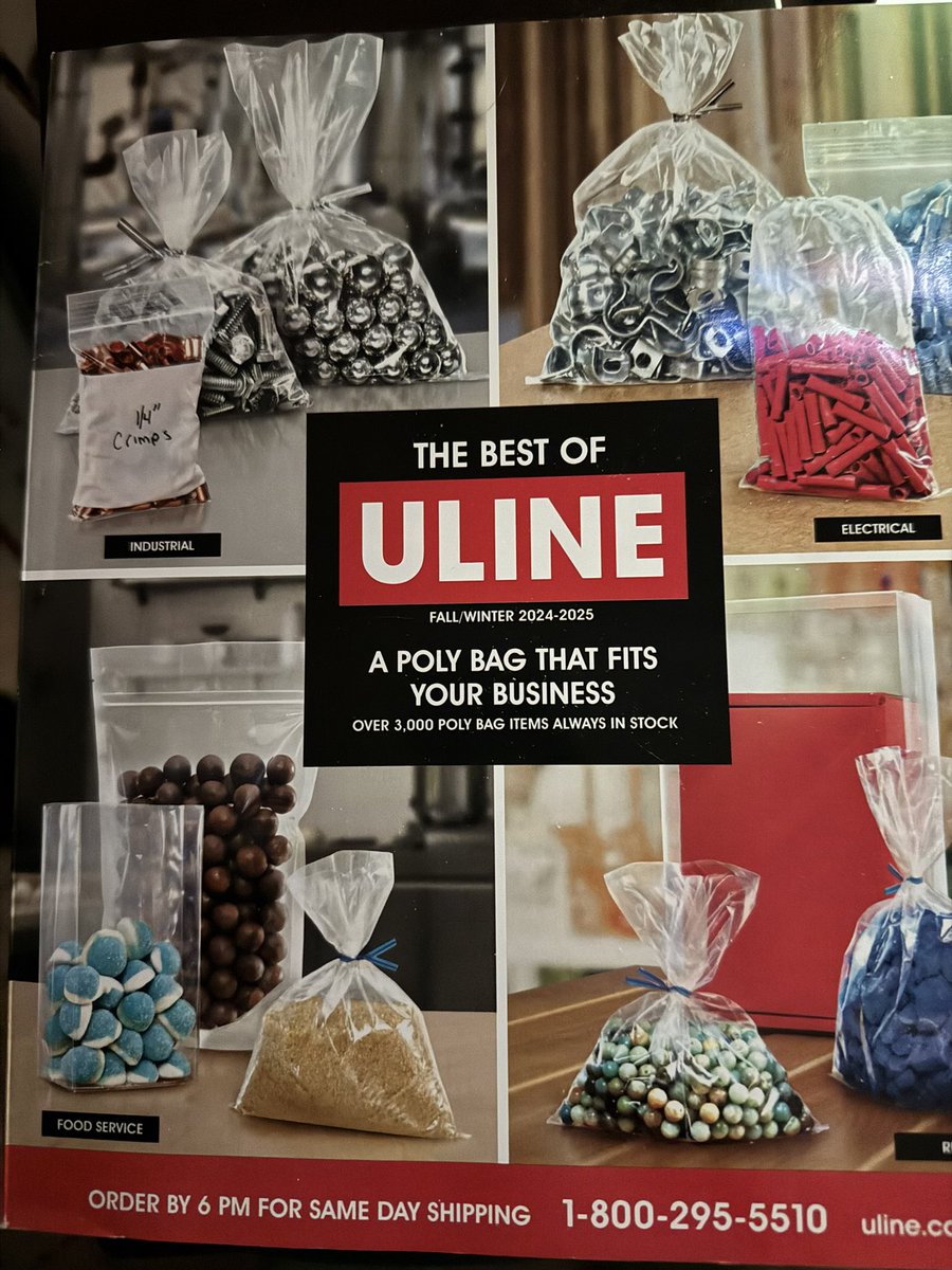 apparelroadrep's tweet photo. @uline Hi Uline, thank you for wasting all the resources it takes to send your catalog to me that you sent because of my new business. Not because I requested it, want it or will even use it. https://t.co/D47EQrcAax