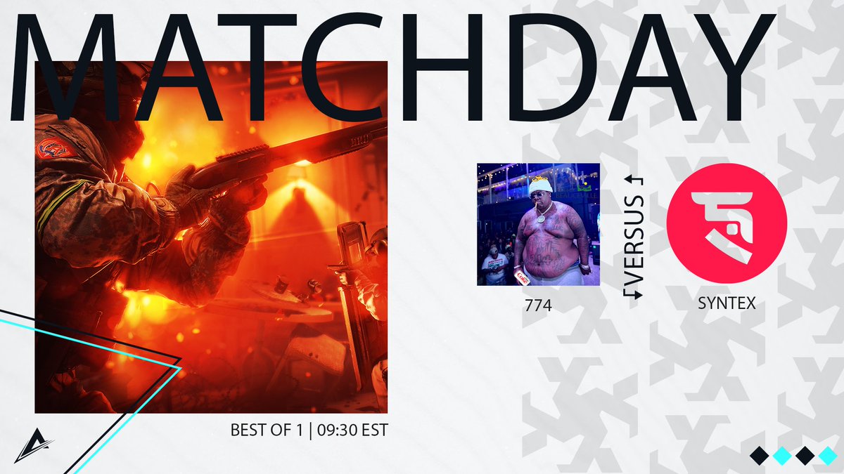 The final matchup for the evening is going to turn heads! 

Don’t miss the final game between 774 &amp; Syntex—this one’s going to be unforgettable! 

Tune in now: twitch.tv/AEL_Network