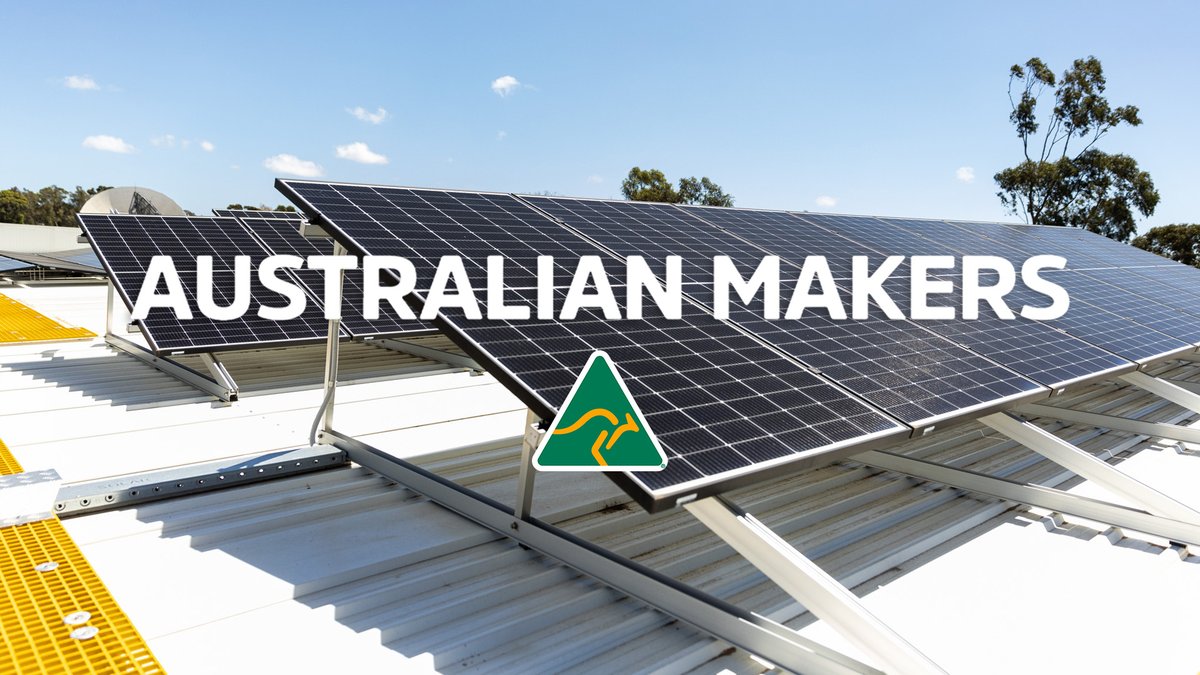 australianmade's tweet photo. Designing, engineering, and manufacturing solar panels in the heart of Australia, Tindo is a trusted name in the solar solution industry.

Watch the Australian Makers video: https://t.co/xPgzuDFfG1

@TindoSolar #AustralianMade #AustralianMakers https://t.co/wbE8zbjDQ2