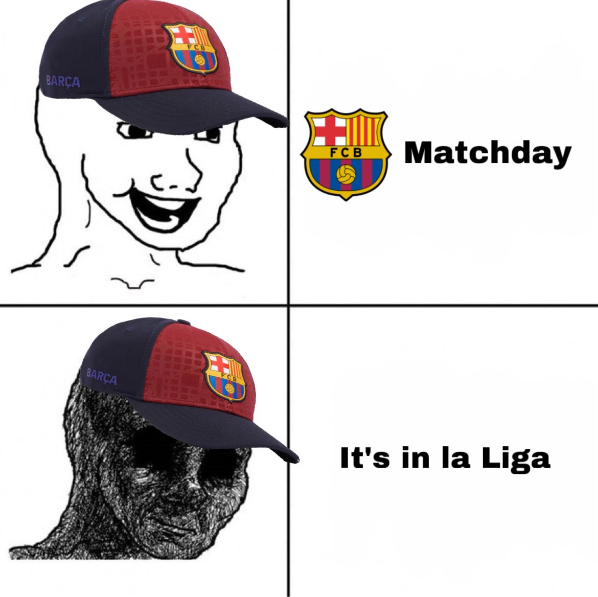 VibesKick's tweet image. Life as a Barcelona fan.