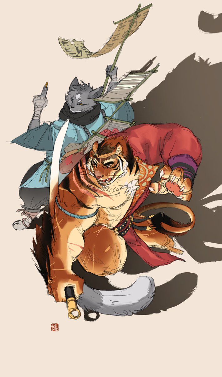 FIGHT！
#furryart #furryartist #furryartwork