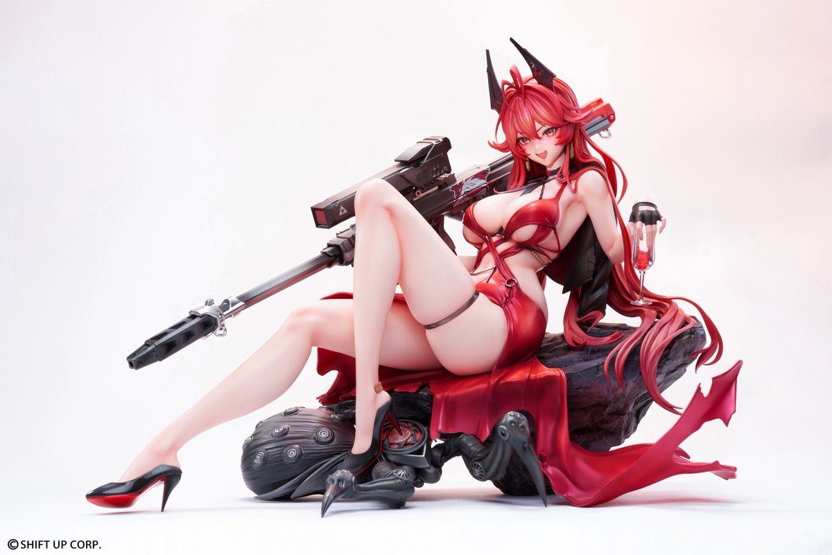 NIKKEレッドフード フィギュアとカードセット NIKKE × HobbySakura 「勝利の女神：NIKKE レッドフード:ナンセンス