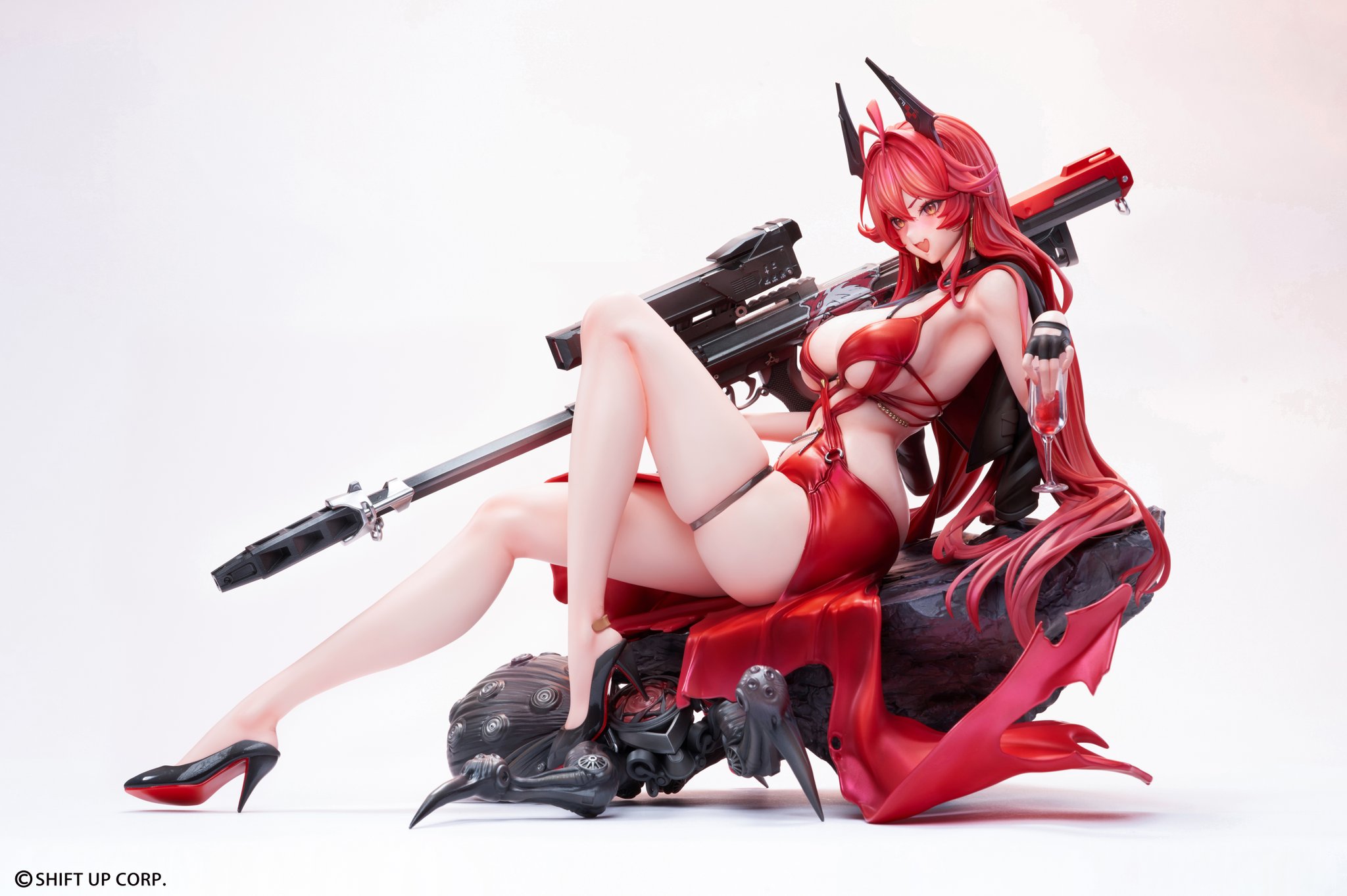 おまけ付き　バンダイ NIKKE レッドフード フィギュア 約12cm Hyper Body 勝利の女神：NIKKE レッドフード 可動フィギュア