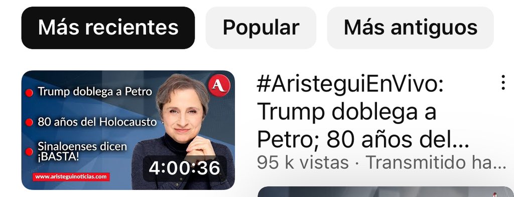 jgnaredo's tweet photo. Vaya, vaya, vaya, en el programa de Carmen Aristegui piensan que Trump doblegó a Petro y no que Petro mostró una gigante dignidad. 

Así de clara es la postura ideológica del programa de Carmen Aristegui. https://t.co/AOsg2Ao4pD