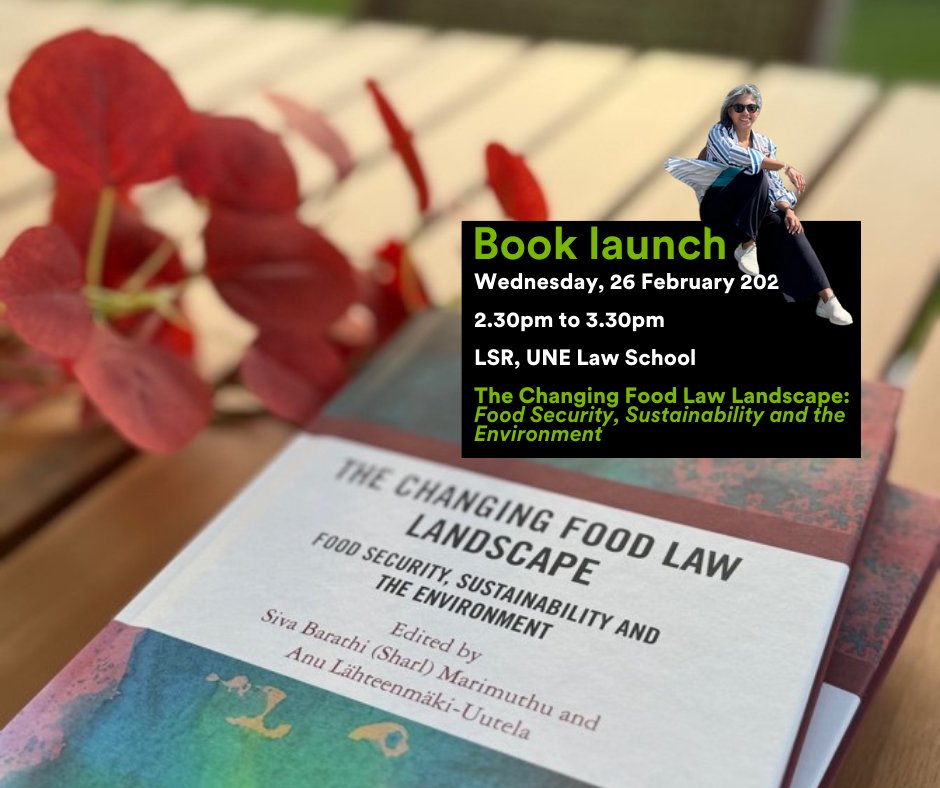 UNE School of Law (@une_law) on Twitter photo You are invited to the book launch of 'The Changing Food Law Landscape' & a groundbreaking exploration of critical issues shaping the global food system: ๐ช๐ฒ๐ฑ๐ป๐ฒ๐๐ฑ๐ฎ๐, ๐ฎ๐ฒ ๐๐ฒ๐ฏ๐ฟ๐๐ฎ๐ฟ๐ ๐ณ๐ฟ๐ผ๐บ ๐ฎ:๐ฏ๐ฌ ๐๐ผ ๐ฏ:๐ฏ๐ฌ๐ฝ๐บ at ๐๐ฆ๐ฅ, <a href="/UniNewEngland/">Uni of New England</a> ๐๐ฎ๐ ๐ฆ๐ฐ๐ต๐ผ๐ผ๐น. You are invited to the book launch of 'The Changing Food Law Landscape' & a groundbreaking exploration of critical issues shaping the global food system: ๐ช๐ฒ๐ฑ๐ป๐ฒ๐๐ฑ๐ฎ๐, ๐ฎ๐ฒ ๐๐ฒ๐ฏ๐ฟ๐๐ฎ๐ฟ๐ ๐ณ๐ฟ๐ผ๐บ ๐ฎ:๐ฏ๐ฌ ๐๐ผ ๐ฏ:๐ฏ๐ฌ๐ฝ๐บ at ๐๐ฆ๐ฅ, <a href="/UniNewEngland/">Uni of New England</a> ๐๐ฎ๐ ๐ฆ๐ฐ๐ต๐ผ๐ผ๐น.