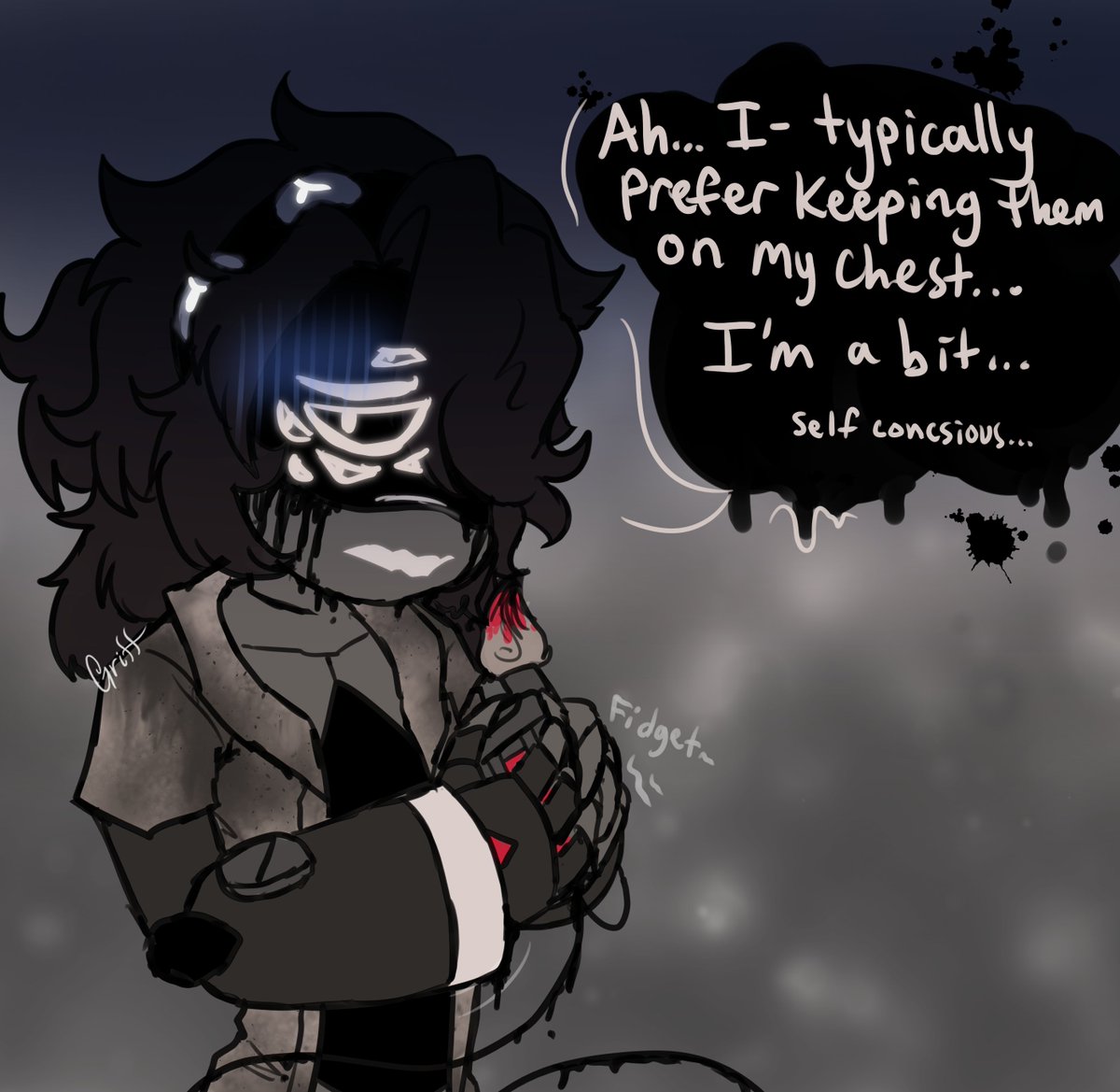 Griffonyx_'s tweet photo. Before my departure I wanna leave you guys with a little intro to how Ink is. <:}
Here's part 1 of Ink's Ask!
#MDInk #murderdrones #murderdronestwt https://t.co/ZjLHiJ7GBn