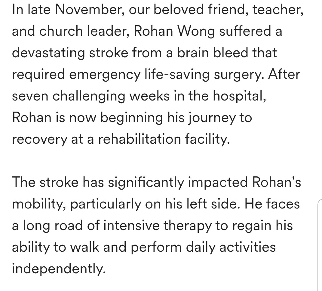 JCKNIGHT2's tweet photo. Go Fund Me open to support Rohan Wong's recovery from a stroke. He is a Vice Principal at Jamaica College.

https://t.co/Xz44YBIjg6 https://t.co/kujNg8bMBo