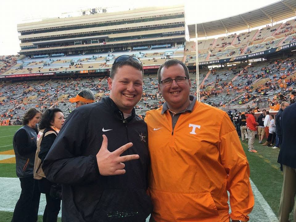 Wes_Jenkins1's tweet image. A 24-year friendship and still going strong. You’ve got this, bro 💙 Proud of you and your fight—you’re going to kick cancer’s ass.
If you’d like to support, you can donate on Venmo to @ Tigerfootballboosters. Be sure to write #TeamGreene or “for the Greene family” in the note