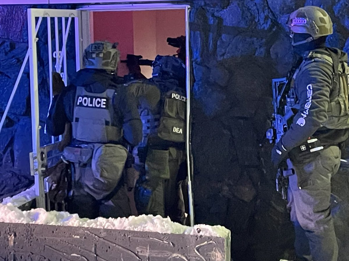130,000 smuggled pills of fentanyl found in Denver by DEA. 2 illegals (gangs). 

Countless lives saved.