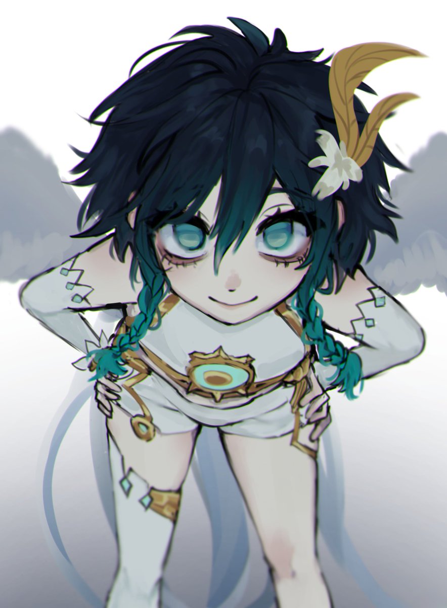 makyyybc's tweet image. barbatos :3 #venti #genshinimpact #art #anemoarchon