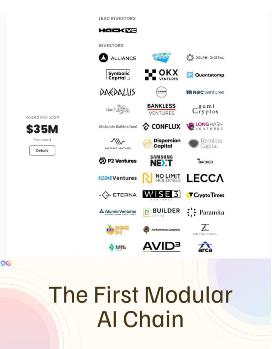 anna2593778710's tweet photo. "OG is the first modular AI chain." https://t.co/btNO5ia6K6