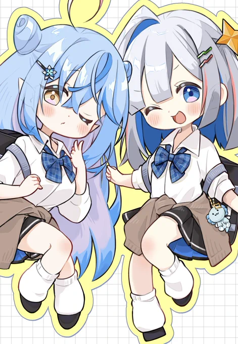 制服はいいぞ#かなたーと #らみあーと #ゴリレバ 