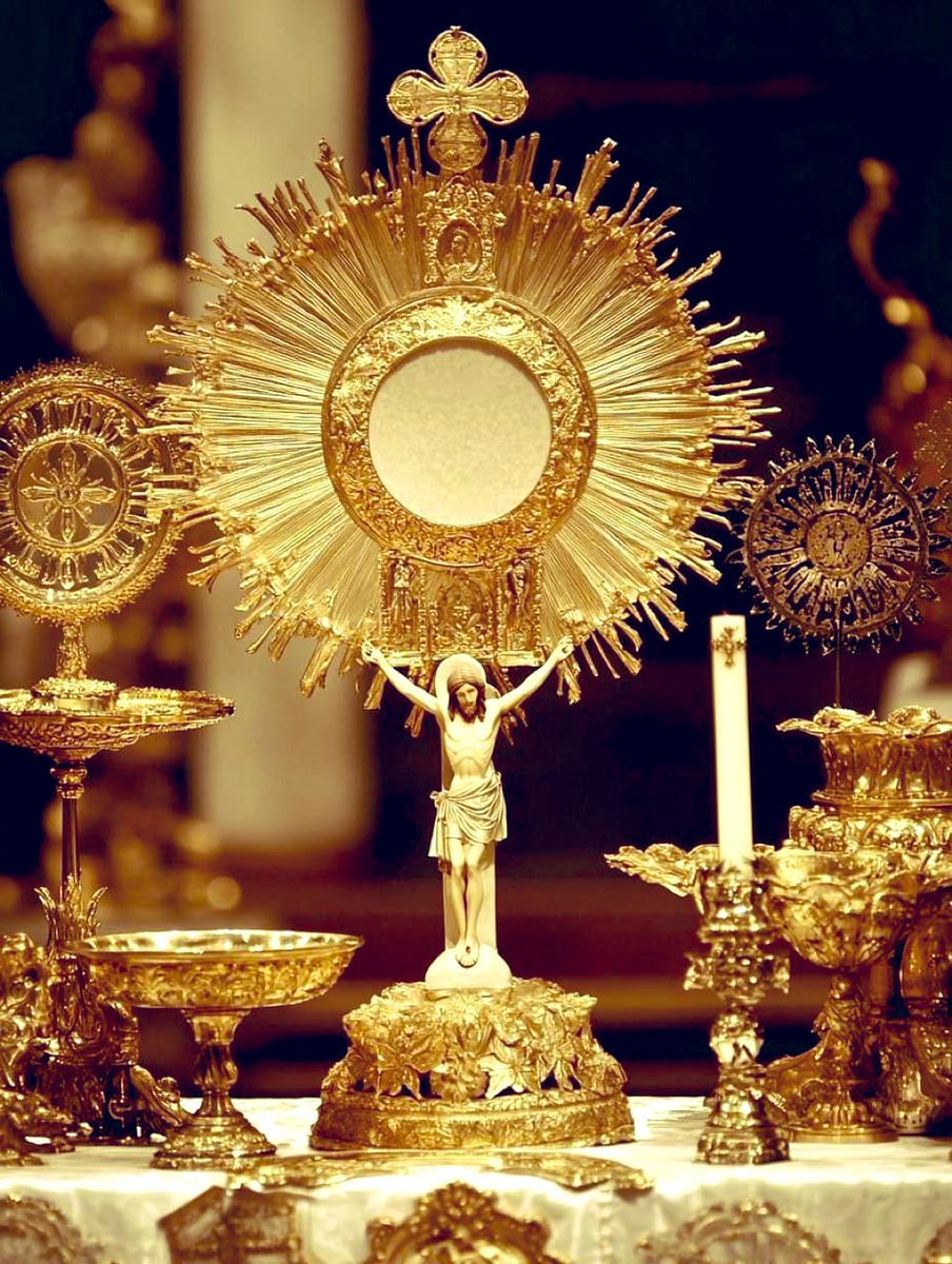 CatholicQuote12's tweet image. "It is not that we are merely partaking of a meal but we are becoming part of the very life of Christ through the Eucharist."-

Saint John Chrysostom