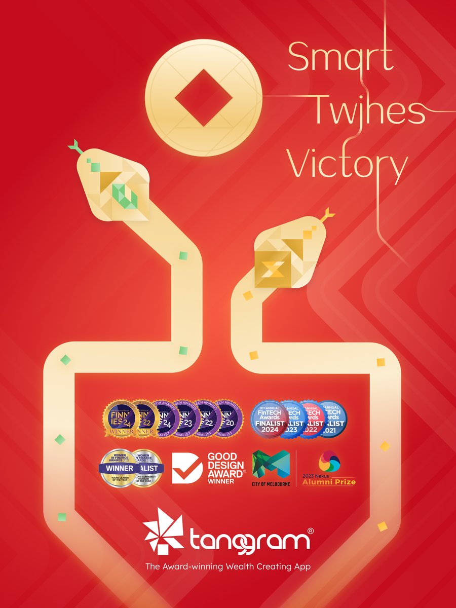 tanggram_invest's tweet photo. 🌟🐍 Happy Chinese New Year! Welcome the Year of the Snake! 🐍🌟
As we step into 2025, the Year of the#Snake, let's embrace the wisdom, resilience, and transformative energy this symbol represents.
#ChineseNewYear2025 #health #wealth #peace #fintech #fintechinnovation #tanggram https://t.co/I7t6rfiigl