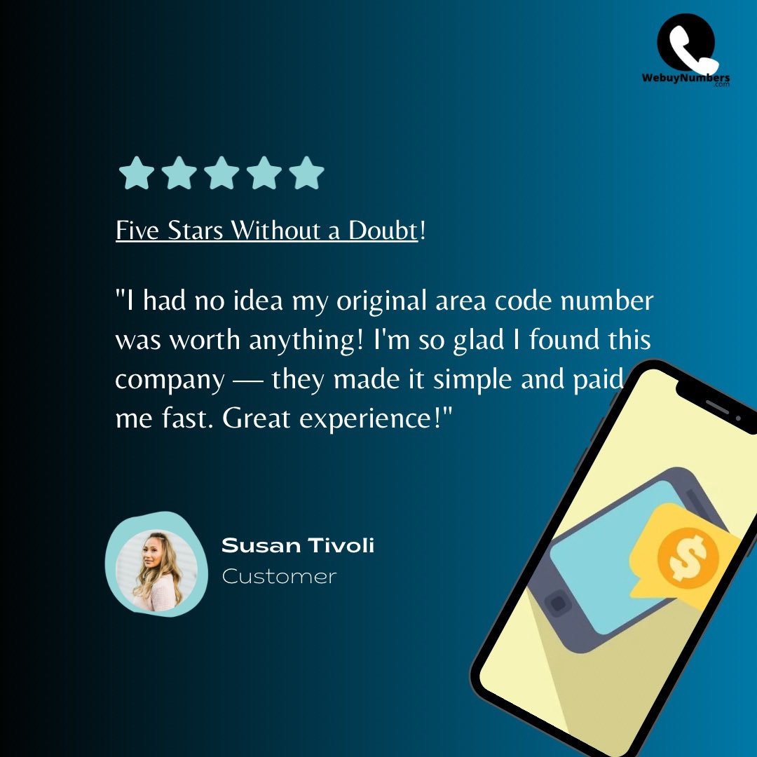 webuynumbers's tweet photo. Our customers are always shocked whenever we tell them we will pay them cash for their number! 

Are you next? 👉 https://t.co/ur0hokgbJH https://t.co/nhrCe4EgPC