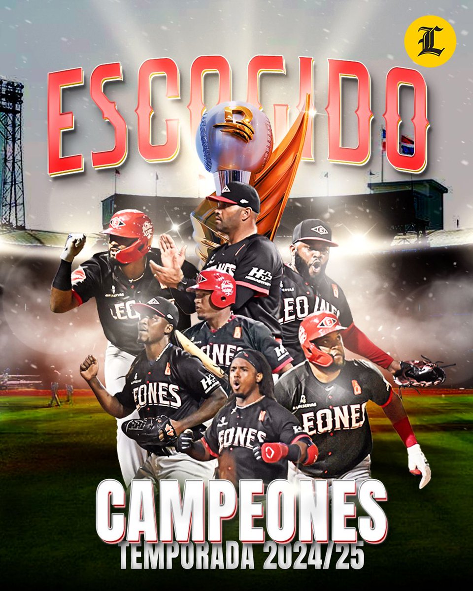 #BéisbolListín | ¡CAMPEONES! 🦁⚾️🔥

 El Escogido vence al Licey en el Juego 7 de la Serie Final de Lidom para levantar su corona 17 tras nueve temporadas de espera.

#Escogido #Licey #SerieFinal #Lidom #ListínDiario