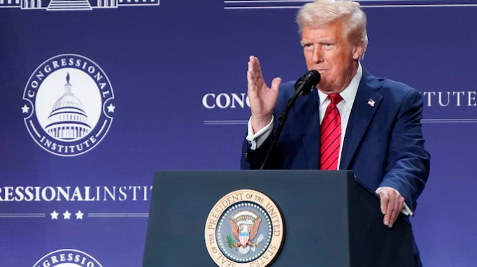 Trump pushes to abolish income tax: Tax foreign nations, enrich our people
US President Donald Trump called for a return to a tariff-based economic system to boost revenue and enrich citizens as he reiterated his proposal to abolish income tax.