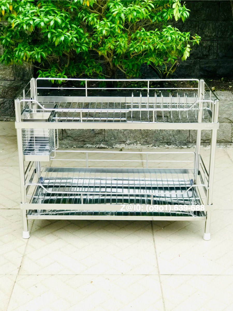 VnAppapa's tweet photo. Kệ inox 304 đứng 2 tầng khay hứng nước Đũa 2 Chén Đĩa Dài 60cm R30 C47cm Giao mọi miền #appapa #keinox304 #kechenbat #khay https://t.co/A6G3E9x3qV
