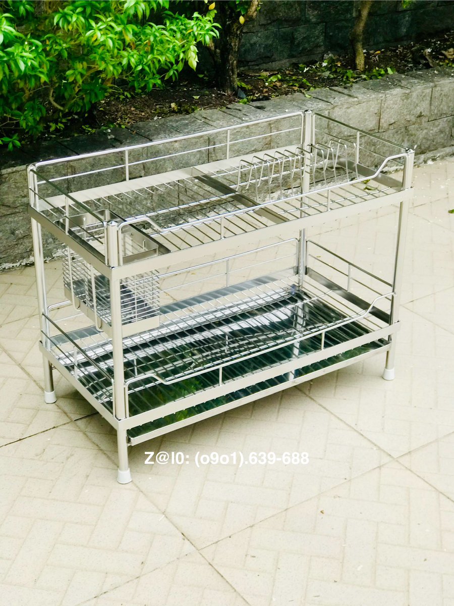 VnAppapa's tweet photo. Kệ inox 304 đứng 2 tầng khay hứng nước Đũa 2 Chén Đĩa Dài 60cm R30 C47cm Giao mọi miền #appapa #keinox304 #kechenbat #khay https://t.co/A6G3E9x3qV