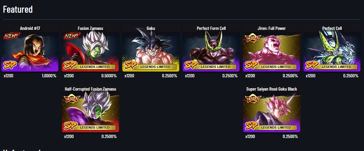 HydrosPlays's tweet photo. Featured Characters #DBLegends https://t.co/SIRLP67iYb