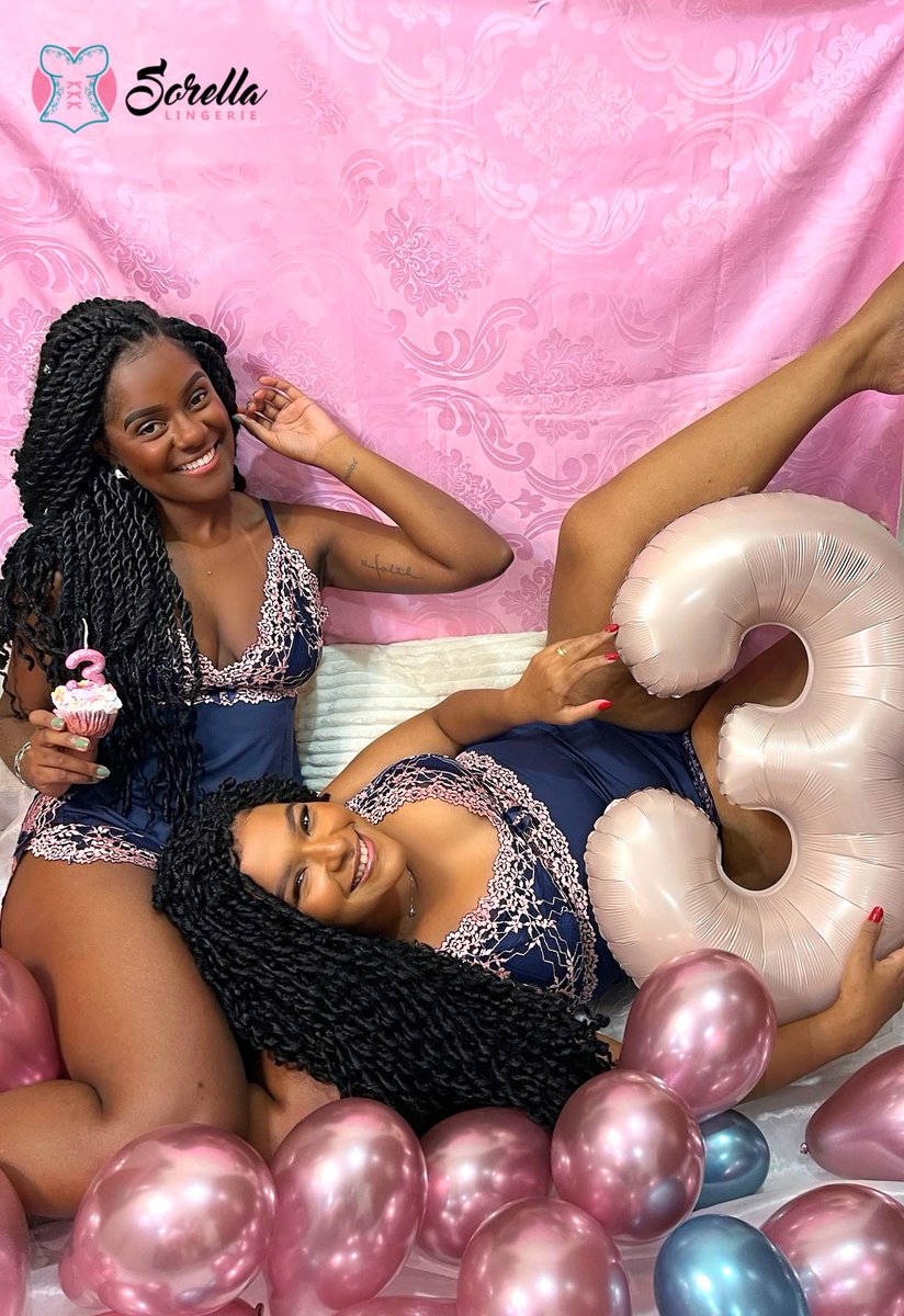 lingeriesorella's tweet photo. Comemorando 3 anos de loja 
3 anos de muita gratidão 🎂🥳🎊🎁 https://t.co/nXPpP1BJ7u