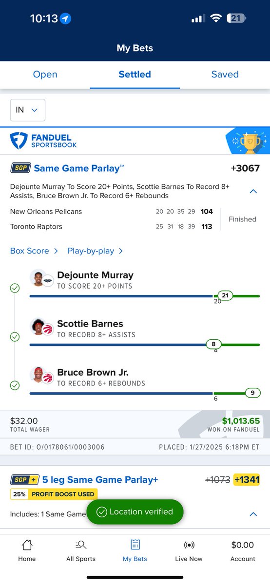BeLikeMike_40's tweet photo. @ParlayScience Did bruce instead of zion 🤑 https://t.co/0MdPUaQHd2