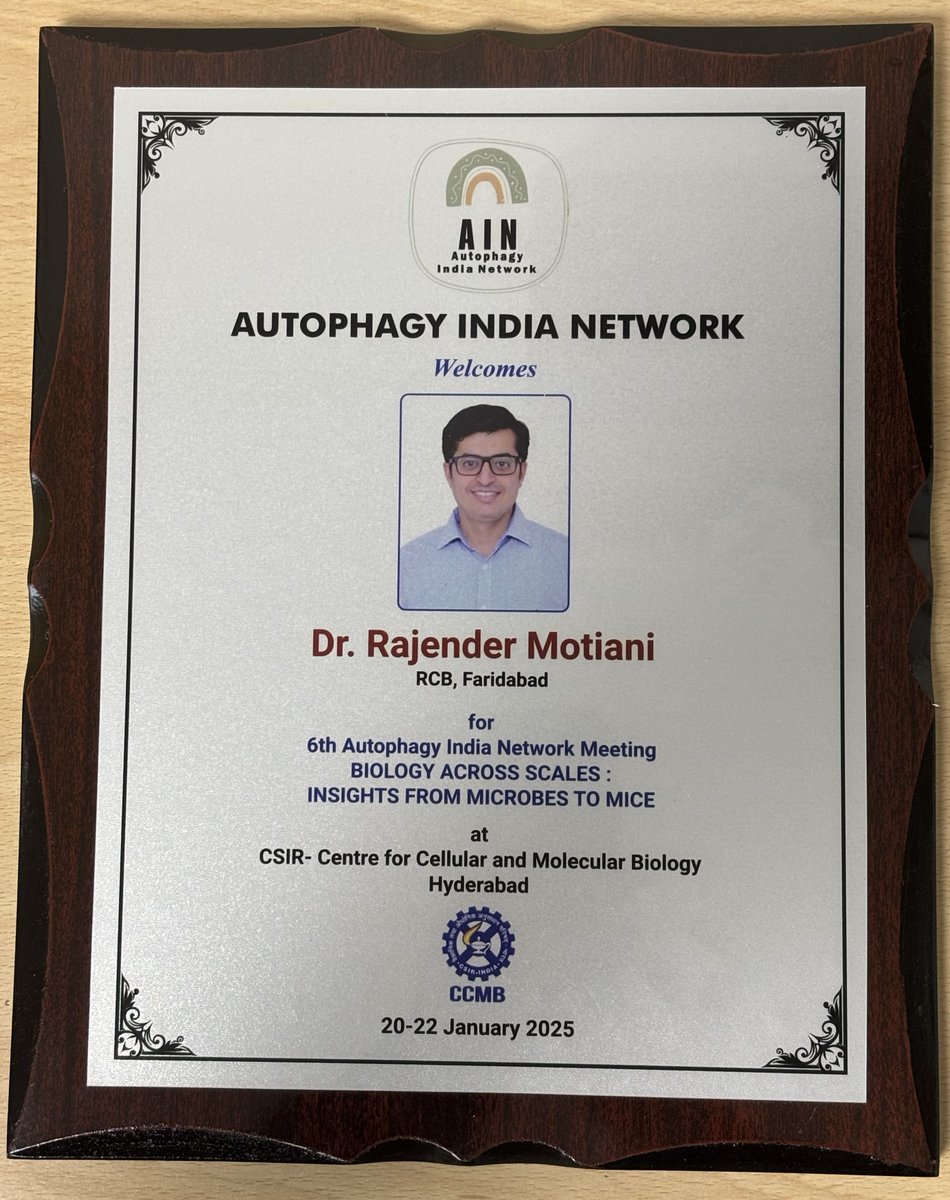 MotianiRaj1's tweet image. Recently participated in 6th Autophagy India Network meeting along with @sumansaura86737 n @Kriti_ahuja9090 from t lab. An exciting meeting with high quality science n amazing camaraderie! Thanks to @Chauhanlab_ILS n @sriram_varahan for organizing it! @unescorcb @India_Alliance