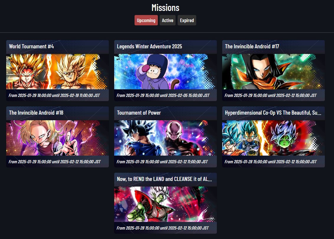 HydrosPlays's tweet photo. Upcoming Missions 
https://t.co/CDWRhVzxFr

#DBLegends https://t.co/Jc94O0kwtZ