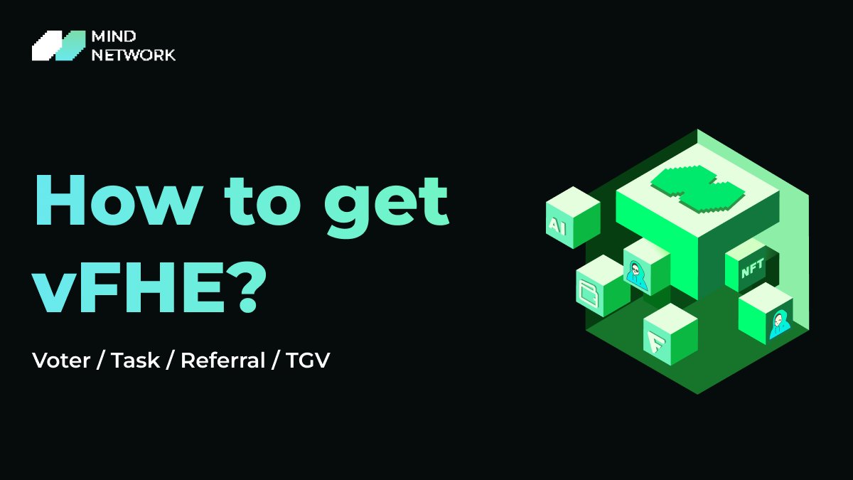 mindnetwork_xyz's tweet photo. How to get $vFHE? A simple guide 🗺️

Choose any method below

1️⃣ Complete CitizenZ Advocate tasks
2️⃣ Use a referral code or invite friends
3️⃣ Hold partner LST/LRT assets and redeem
4️⃣ Register as a voter

✨ BONUS: Maximize your $vFHE through delegation!

Start here 👉 https://t.co/GQUqNf83cI
