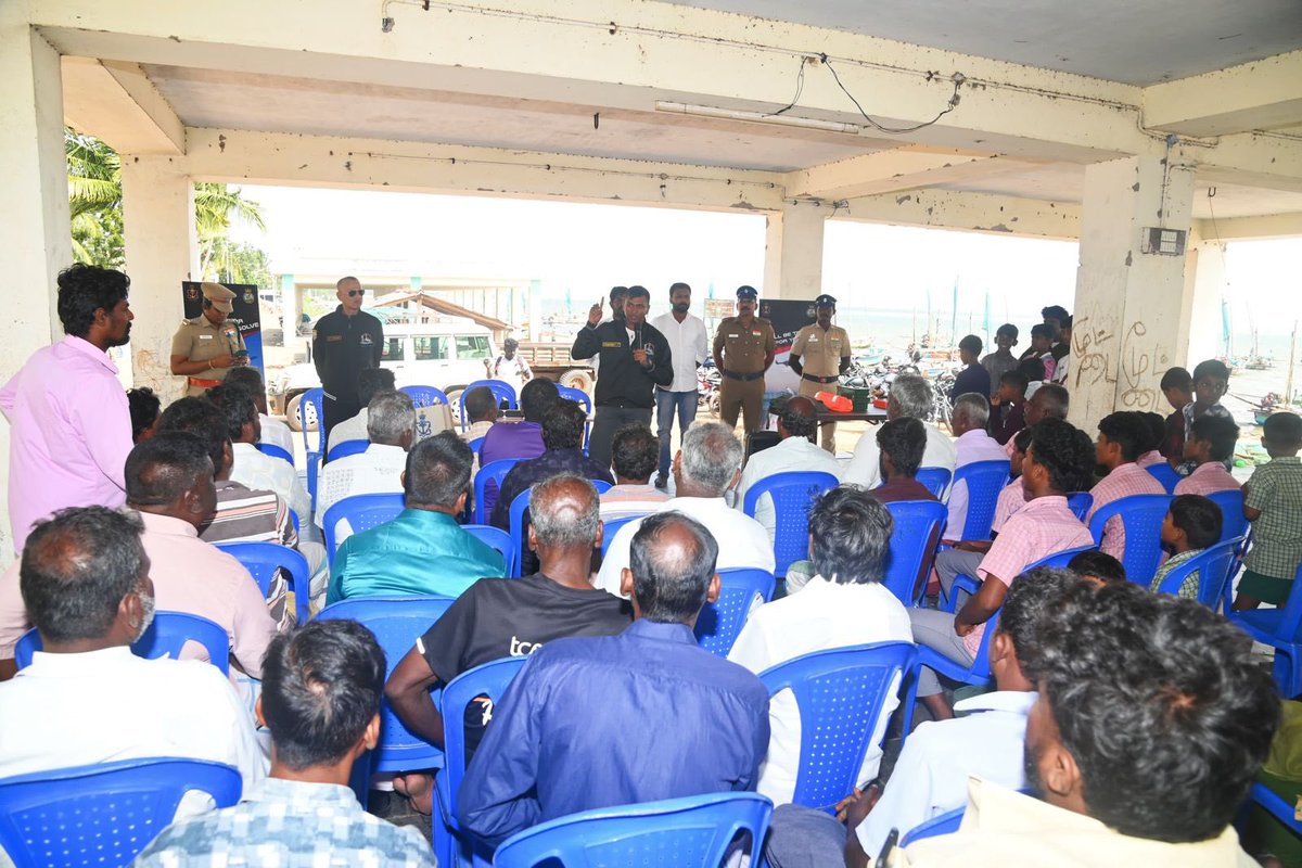 IN_Parundu's tweet photo. The bikers began the expedition from #Ramanathapuram on 26 Jan 25, and over a period of 2 days, covered a distance of over 500 kms, conducting awareness campaigns enroute at fishing harbours of #Nagapattinam, #Devipattinam, #Thondi, #Mallipattinam &amp; #Jegathapattinam. https://t.co/Ca5XJadai9
