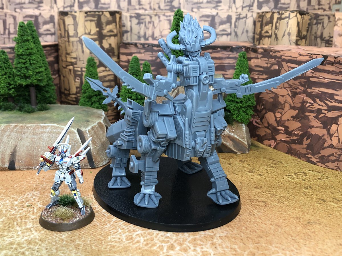 TGMiniatures's tweet photo. Volcano Magma is going to burn up the gaming table!!! A truly awesome mini for BotWar. 

Preorder the Immolators faction 1-7 February!

Only 35 Preorders available. https://t.co/Z6c6XsazwN