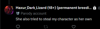 ArallumsDomain's tweet photo. speaking of the character he believes to be 'stolen' belongs to an artist named @domstroof the character name goes by Tempasilisk was originally named Stormbreaker artists rightful watermark is on it https://t.co/A90qMzi9Jg