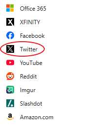 It's Still Twitter on my Bookmark list. #StillTwitter
X is a letter not a name.