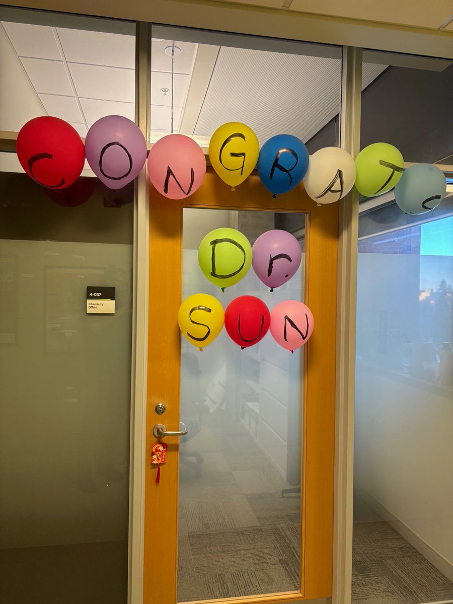 Congratulations to <a href="/HallBoronLab/">Hall Research Group at UAlberta</a> member Jingkai Sun for a successful PhD defense and today's departmental seminar highlighting his excellent fluorination work. Well done, Dr. Sun! Big thanks to <a href="/JenLoveChem/">Jennifer Love</a> for serving as the external examiner. <a href="/ualbertachem/">UAlberta Chemistry</a>