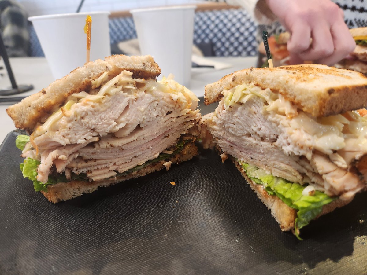 DC_Sandwich's tweet photo. Mikey &amp; Mel's Deli, Farragut North

Jake (The Seinfeld): 7.8/10
Julia (Honey Turkey): 7.3/10 https://t.co/i9IM4BVQu1