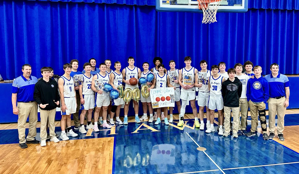 Remsen St. Mary’s Basketball (@rsmbasketball) on Twitter photo Hawks finish the night with two W’s tonight against the Storm Lake St. Mary’s squads! Along with tonight’s wins, we celebrated <a href="/CollinHoman/">Collin Homan</a> joining the elite RSM 1️⃣0️⃣0️⃣0️⃣pt club! Very well earned honors for this student athlete! 🔵⚪️🏀💪🏼
#HawksFlyTogether #GoHawks #iahsbkb Hawks finish the night with two W’s tonight against the Storm Lake St. Mary’s squads! Along with tonight’s wins, we celebrated <a href="/CollinHoman/">Collin Homan</a> joining the elite RSM 1️⃣0️⃣0️⃣0️⃣pt club! Very well earned honors for this student athlete! 🔵⚪️🏀💪🏼
#HawksFlyTogether #GoHawks #iahsbkb