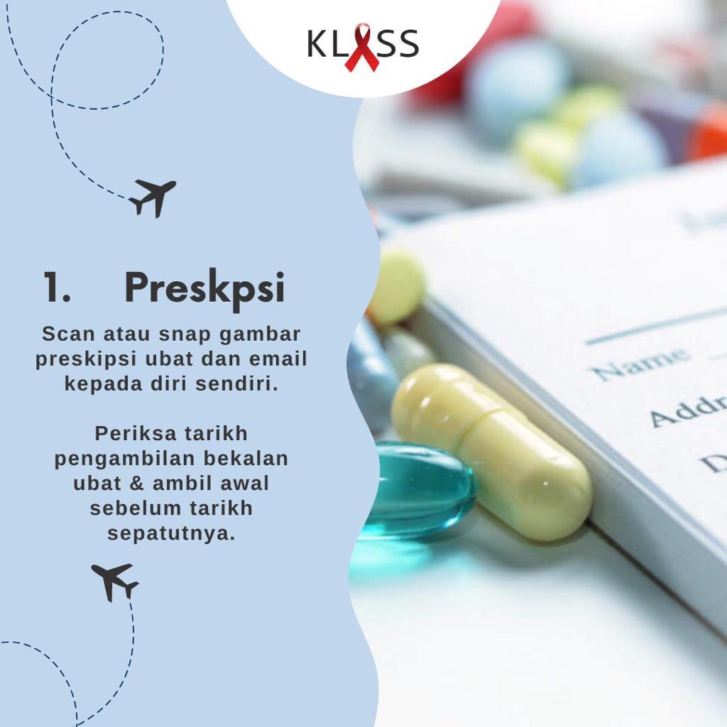 klass_my's tweet photo. 1๏ธโฃ Scan atau ambik gambar kertas preskipsi ubat & email kepada diri sendiri.
Periksa tarikh temujanji bekalan ubat & make sure ambil bekalan ubat awal di farmasi. Incase tarikh tersebut anda bertindih tarikh bercuti. https://t.co/BeZeH7EknK