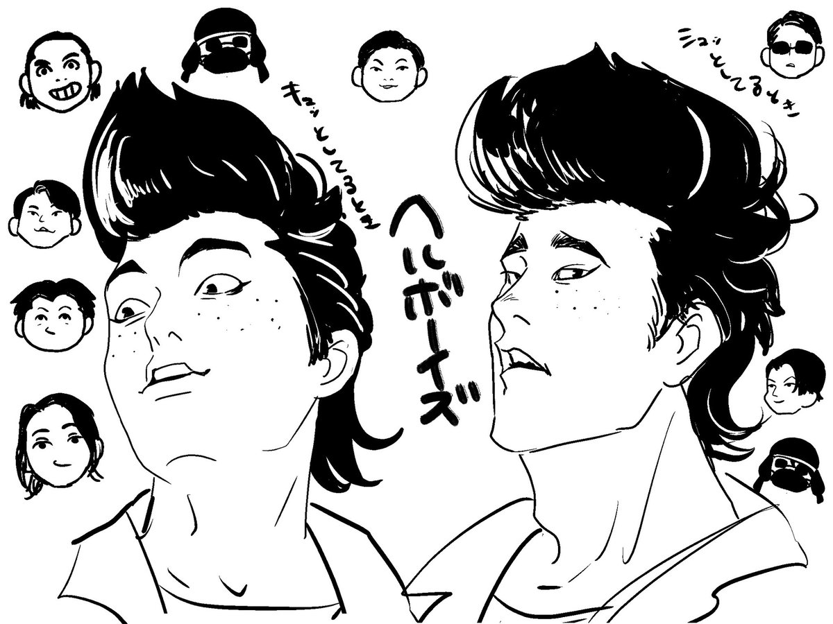 問題あったら消します!!イマシブ!!!!ヘルボーイズ。隊員は多分描き漏れてる。 