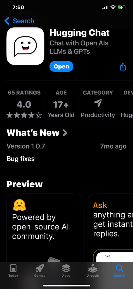 theProtius's tweet image. #huggingface for the win!!!
#huggingchat