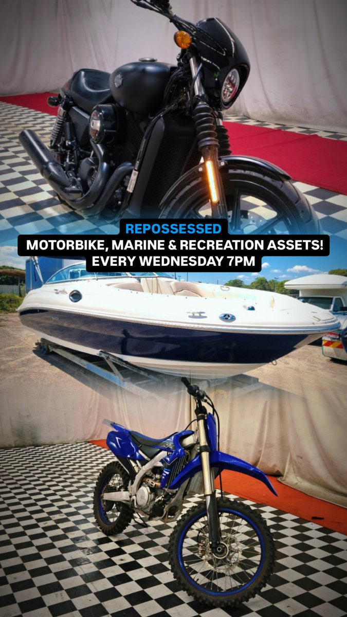 LloydsAuctions's tweet image. 💥 #Repossessed assets at unbeatable prices, starting low! Whether you’re a thrill-seeker or just looking for an epic deal, this auction has something for you.

🗓️ 29-Jan-2025 at 7:00 PM – Mark your calendars for the ultimate adventure auction: bit.ly/3WAd0iZ.