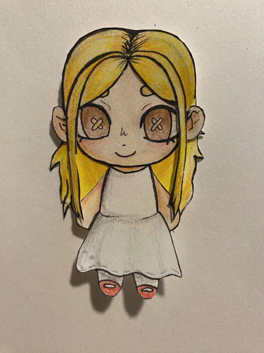 tw1nkletoes23's tweet image. SHE’S DONE!!!!! i might make her little plushie and tape it on her hand

#idv #memoryidv