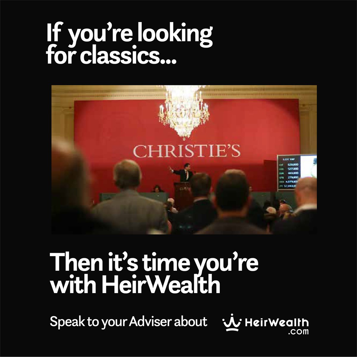 We're redefining getting to know your client by empowering accountants and financial advisers with innovative tools and insights that actually let you know what assets they're really into. 
Discover HeirWealth today HeirWealth.com