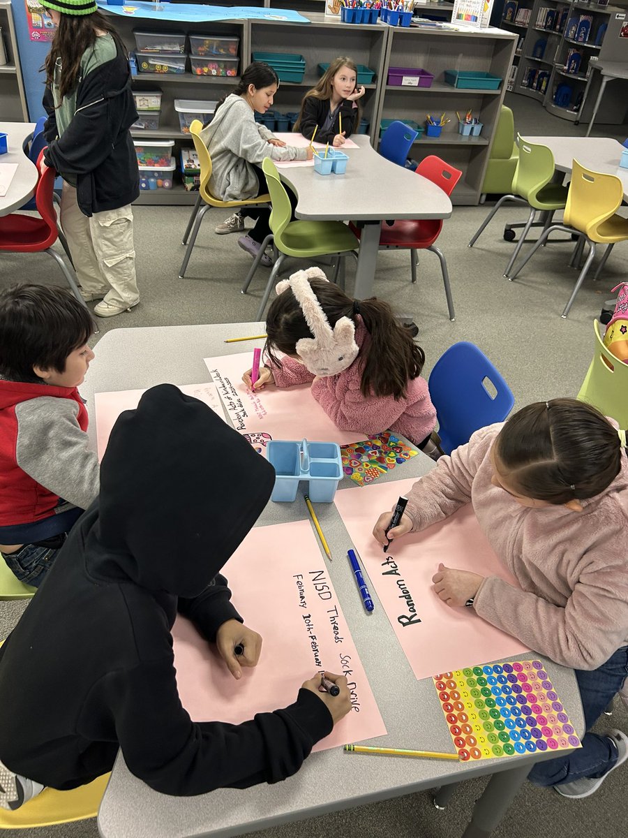 MrsJames (@mrsjames_f117) on Twitter photo Our January 2025 Kindness club meeting this morning! Getting ready for upcoming Sock Drive! <a href="/mrsganev/">Alyssa Ganev</a> <a href="/NISDBOONE/">Murray E. Boone</a> <a href="/NISDCounseling/">NISD Counseling</a> Our January 2025 Kindness club meeting this morning! Getting ready for upcoming Sock Drive! <a href="/mrsganev/">Alyssa Ganev</a> <a href="/NISDBOONE/">Murray E. Boone</a> <a href="/NISDCounseling/">NISD Counseling</a>