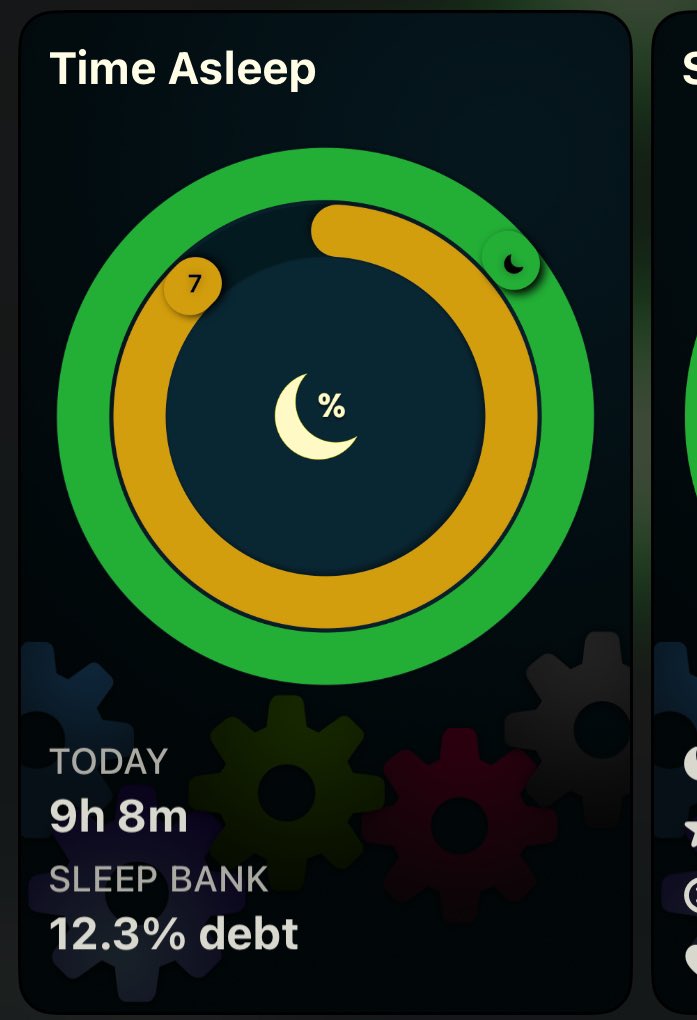 Pattaya_GF's tweet photo. One of the dials on my sleep tracking app today looks like it could be the flag of some republic somewhere. https://t.co/fqXVyyy7bm