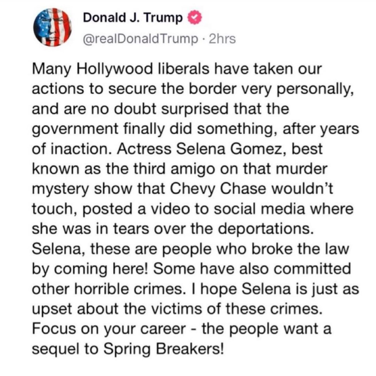ChrisR61654621's tweet image. How can you not love President Trump?! 😂🇺🇸
#PresidentTrump 
#SpringBreakers2