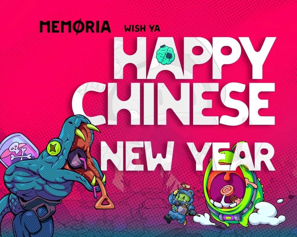 play_memoria's tweet photo. Slithering into the Year of the Snake with Memoria! 

GM, fam! It’s time to celebrate the Lunar New Year, and we’re wishing you all bullish vibes, endless blessings, and a wallet full of good fortune in 2025! 💵🧧